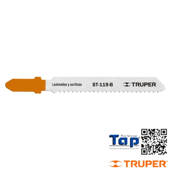 Imagen de SEGUETAS 12 DPP ZANCO "T" CORTE RECTO TRIPLAY BLISTER C 5