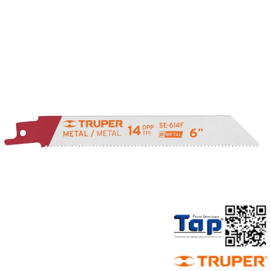 Imagen de SEGUETAS SIERRA SABLE 150 6" 14 DPP P METAL BLISTER C 2