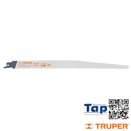 Imagen de SEGUETAS SIERRA SABLE 300 12"10-14DPP USO GENERAL BLISTER C2