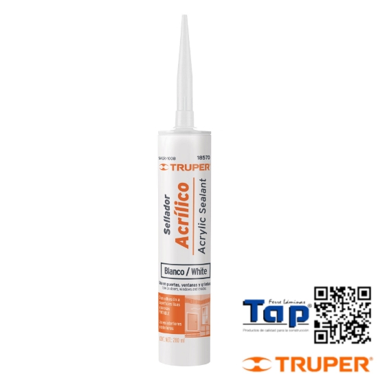 Imagen de SELLADOR ACRILICO 280 ML BLANCO TRUPER