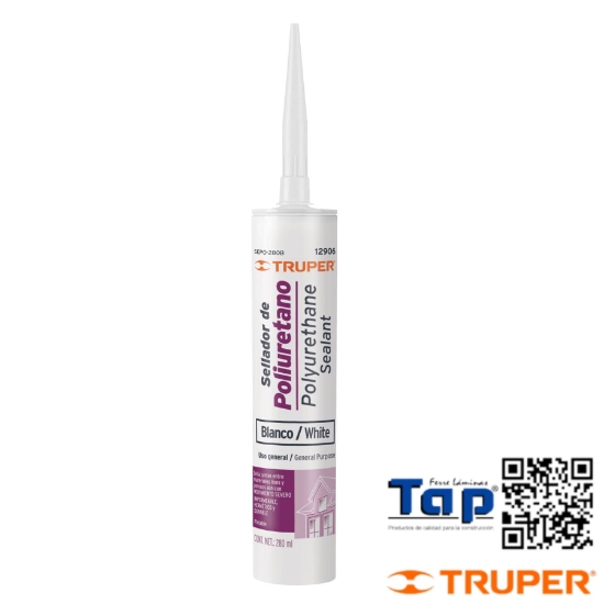Imagen de SELLADOR POLIURETANO 280 ML BLANCO TRUPER