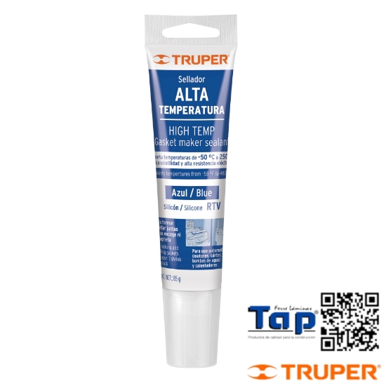 Imagen de SELLADOR SILICON AZUL P ALTAS TEMPERATURAS 85 G