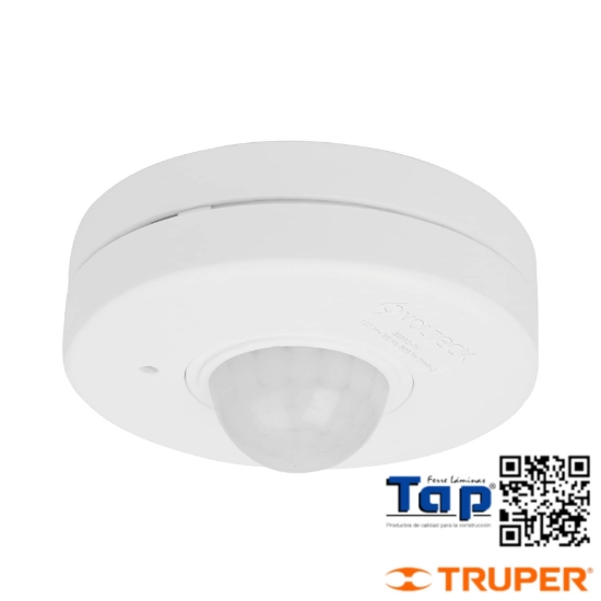 Imagen de SENSOR MOVIMIENTO P TECHO ALCANCE 10 M VOLTECK