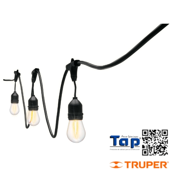 Imagen de SERIE  7.3 M C 12 LUCES LED P EXTERIOR VOLTECK