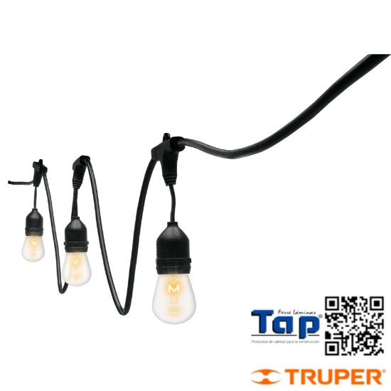 Imagen de SERIE 14.6 M C 24 LUCES INCANDESCENTES P EXTERIOR