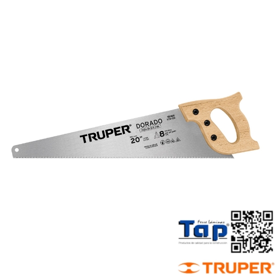 Imagen de SERRUCHO 500 20" DORADO 8 DPP TRUPER