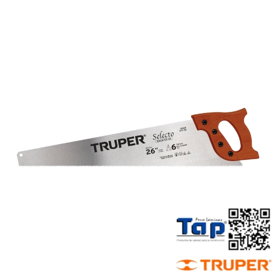 Imagen de SERRUCHO 650 26" SELECTO 6 DPP TRUPER