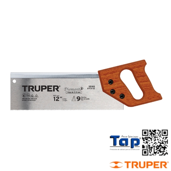 Imagen de SERRUCHO COSTILLA 300 12" DIAMANTE 9 DPP TRUPER