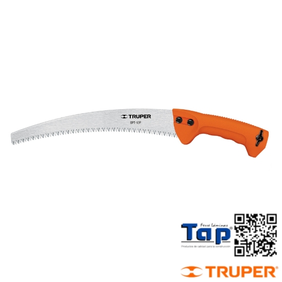Imagen de SERRUCHO PODA 300 12" HOJA CURVA 6 DPP MANGO PCO TRUPER