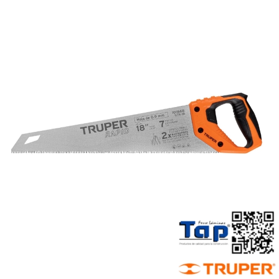 Imagen de SERRUCHO RAPID 450 18" 7 DPP MANGO COMFORTGRIP TRUPER