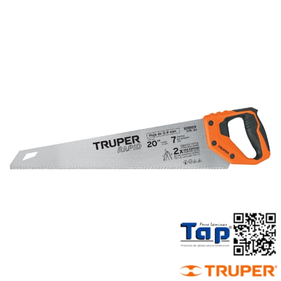 Imagen de SERRUCHO RAPID 500 20" 7 DPP MANGO COMFORTGRIP TRUPER