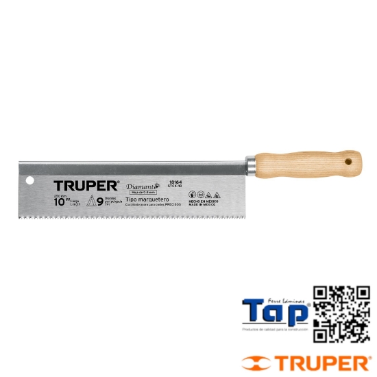Imagen de SERRUCHO T MARQUETERO 250 10" 9 DPP TRUPER