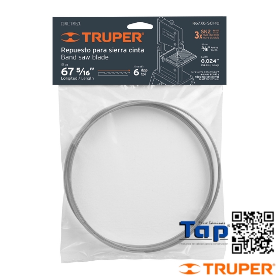 Imagen de SIERRA  67"X6 DPP P SIERRA CINTA SCI-10 REP