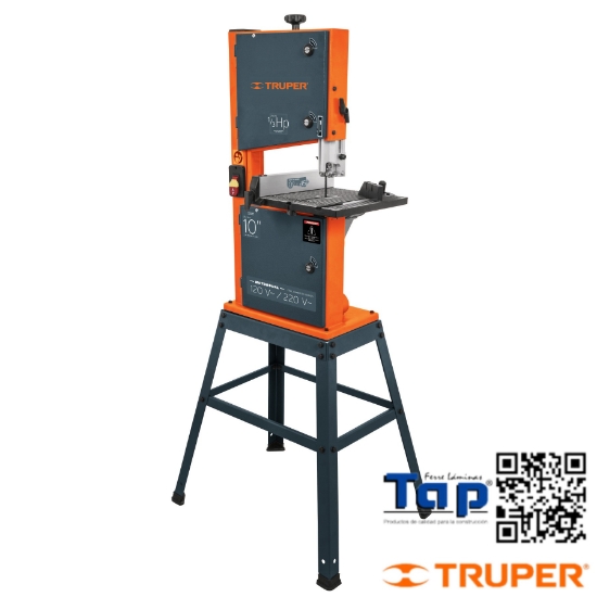 Imagen de SIERRA CINTA 250 10" 250 W (1/3 HP) TRUPER