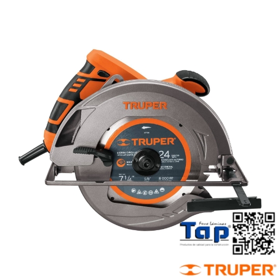 Imagen de SIERRA CIRCULAR 7-1/4" 1500 W PROF TRUPER