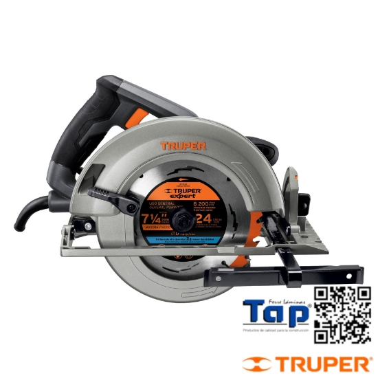 Imagen de SIERRA CIRCULAR 7-1/4" 1800 W INDUST TRUPER