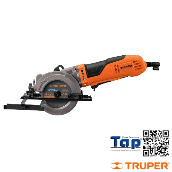 Imagen de SIERRA CIRCULAR COMPACTA 113 4-1/2" 420 W PROF TRUPER