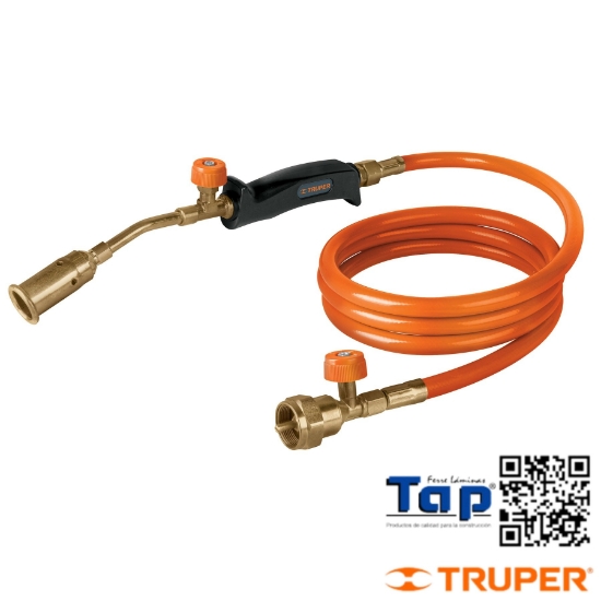 Imagen de SOPLETE C MANGUERA P GAS 013 1/2" TRUPER
