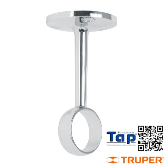 Imagen de SOPORTE CENTRAL P TUBO REDONDO DE CLOSET HERMEX