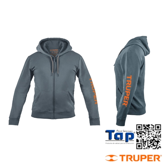Imagen de SUDADERA GRIS P CABALLERO TALLA G TRUPER