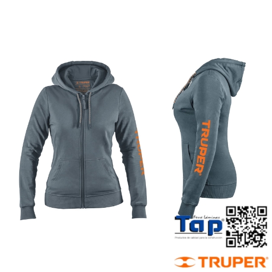 Imagen de SUDADERA GRIS P DAMA TALLA  CH TRUPER