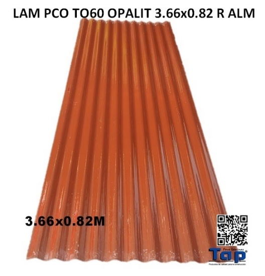 Imagen de LAM PCO TO60 OPALIT 3.66x0.82 R ALM