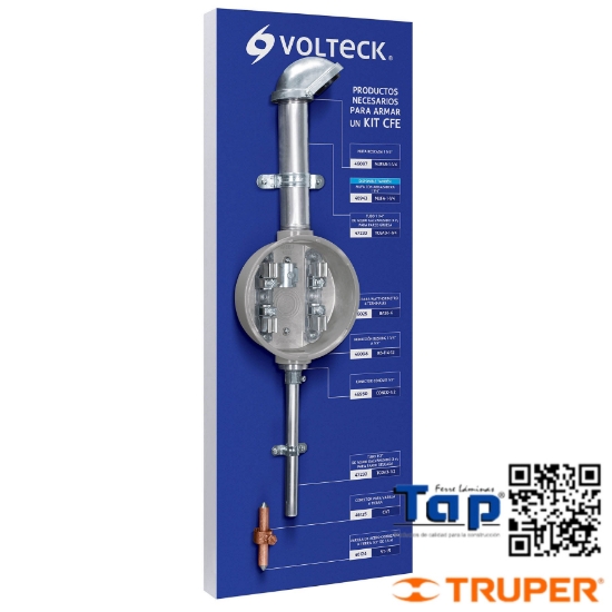 Imagen de TABLERO EXHIBIDOR KIT CFE VOLTECK