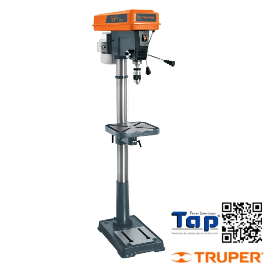 Imagen de TALADRO PISO 425 17" BROQUERO 015 5/8" 1200W (1-1/2HP)TRUPER