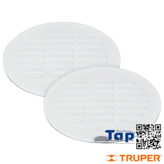 Imagen de TAPAS P COLADERA 125 5" FOSET JGO 2
