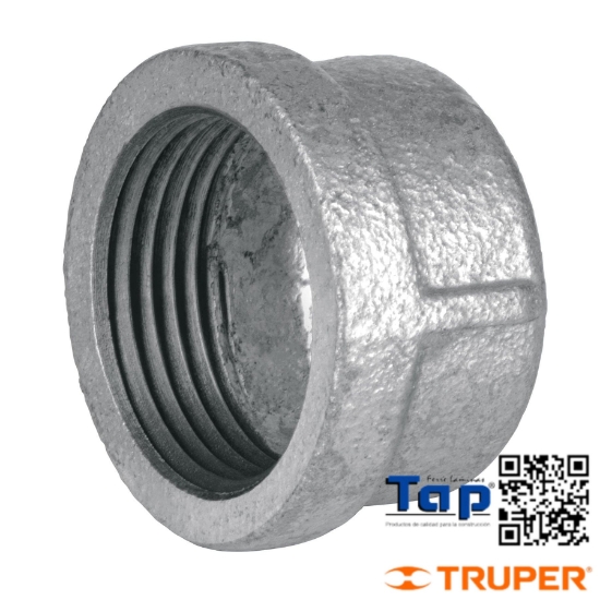 Imagen de TAPON HEMBRA 019 3/4" ACERO GALVANIZADO FOSET