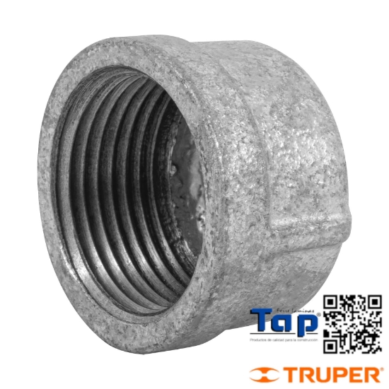 Imagen de TAPON HEMBRA 025 1" ACERO GALVANIZADO FOSET