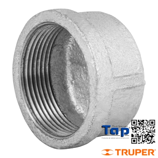 Imagen de TAPON HEMBRA 038 1-1/2" ACERO GALVANIZADO FOSET