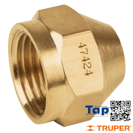 Imagen de TAPON HEMBRA LATON 009 3/8" FOSET