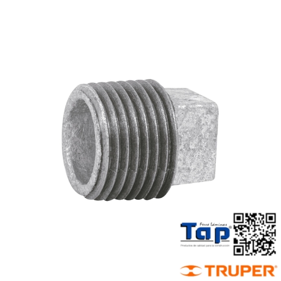 Imagen de TAPON MACHO 013 1/2" ACERO GALVANIZADO FOSET