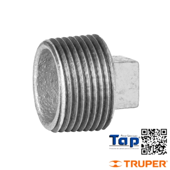 Imagen de TAPON MACHO 019 3/4" ACERO GALVANIZADO FOSET