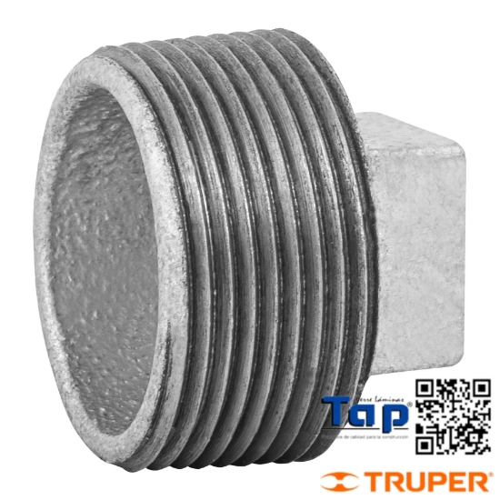 Imagen de TAPON MACHO 031 1-1/4" ACERO GALVANIZADO FOSET