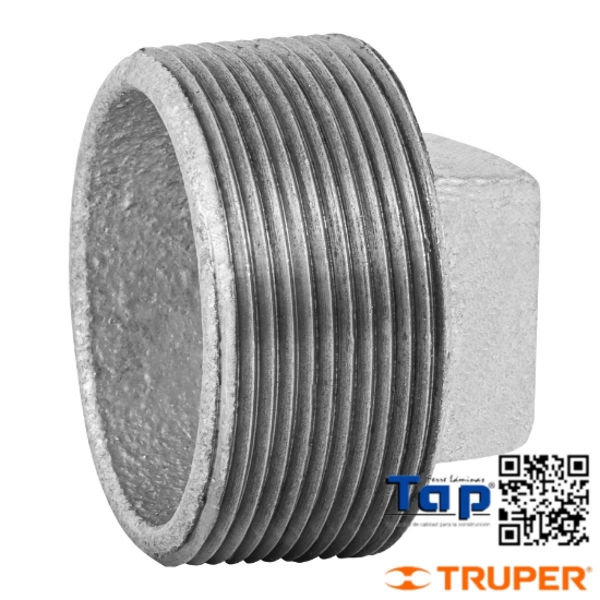 Imagen de TAPON MACHO 050 2" ACERO GALVANIZADO FOSET