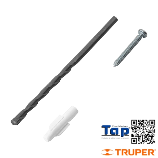 Imagen de TAQUETES 004 3/16" C PIJAS # 6 Y 1 BROCA 3/16"FIERO KIT 20 P