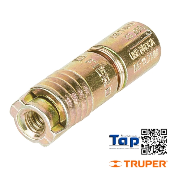 Imagen de TAQUETES EXPANSIVOS 006 1/4" SIN TORNILLO FIERO BOL 4