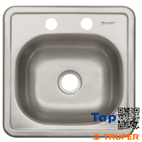 Imagen de TARJA SENCILLA EMPOTRAR 38X38 CM FOSET