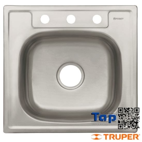 Imagen de TARJA SENCILLA EMPOTRAR 53X50 CM FOSET A