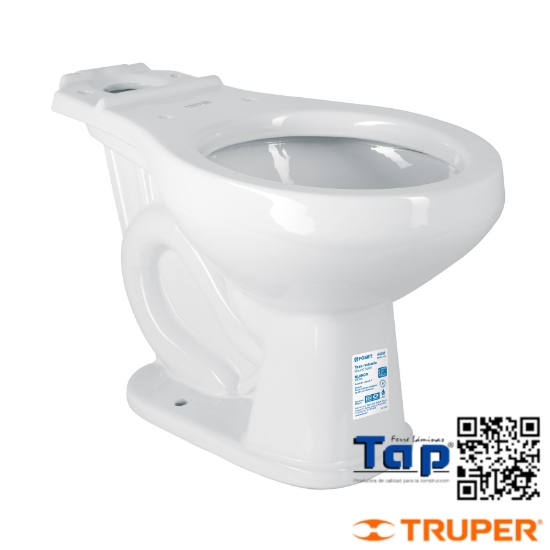 Imagen de TAZA REDONDA CERAMICA BLANCA FOSET