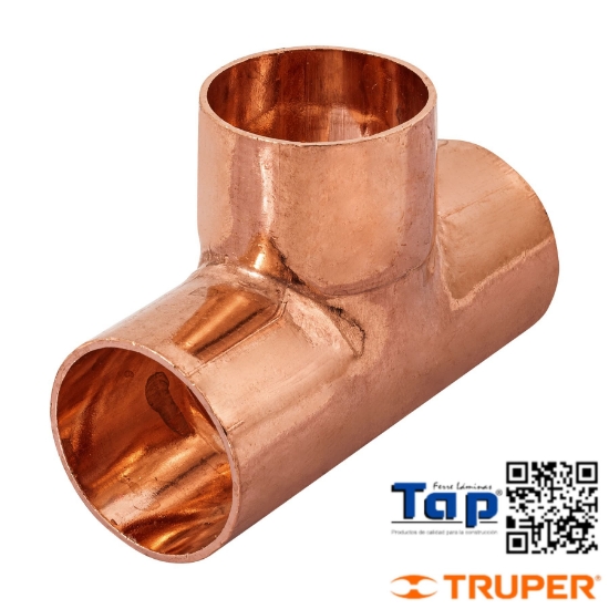 Imagen de TEE COBRE SENCILLA 013 1/2" FOSET