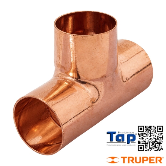 Imagen de TEE COBRE SENCILLA 025 1" FOSET