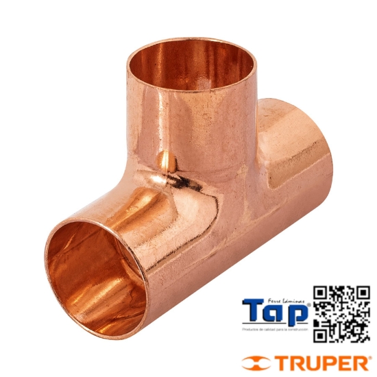 Imagen de TEE SENCILLA COBRE 013 1/2" FOSET