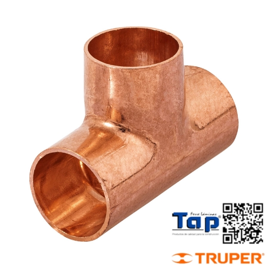 Imagen de TEE SENCILLA COBRE 025 1" FOSET