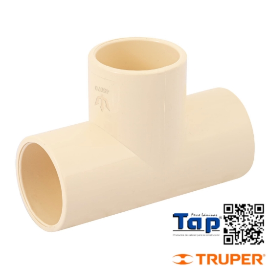 Imagen de TEE SENCILLA CPVC 019 3/4" FOSET