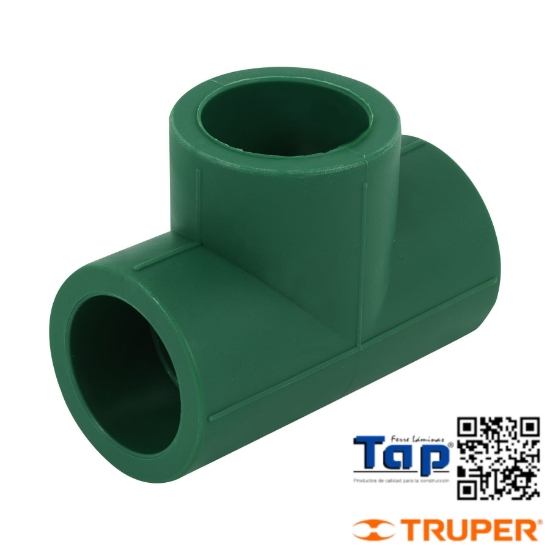 Imagen de TEE SENCILLA PPR 025 1" FOSET