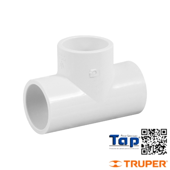 Imagen de TEE SENCILLA PVC 019 3/4" FOSET
