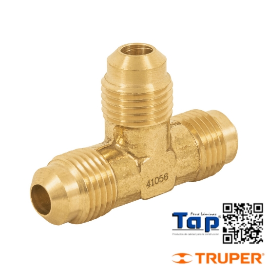 Imagen de TEE UNION LATON 008 5/16" FOSET